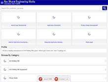 Tablet Screenshot of navbharatengineering.com